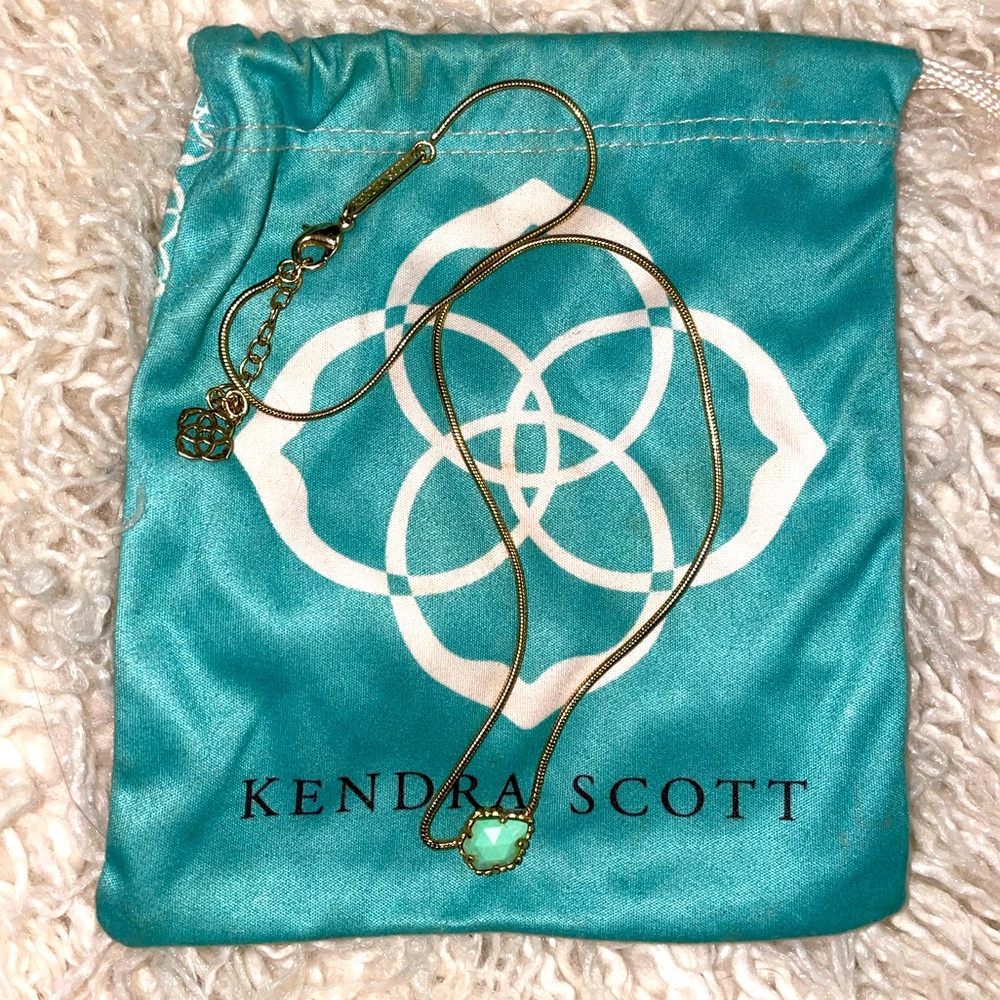 Kendra Scott Turquoise & Gold Necklace
